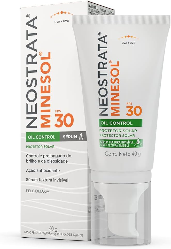 Neostrata Minesol Protetor Solar Facial Sérum Oil Control FPS 30, 40g