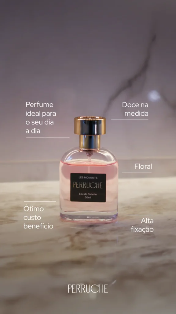 Ideal para uso diário, o Les Moments reflete a feminilidade moderna com um toque atemporal de charme e suavidade.