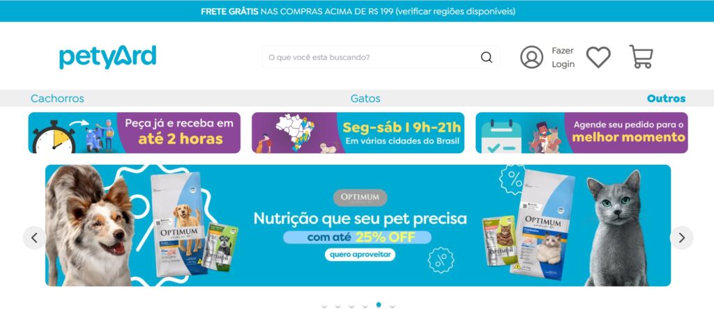 Compre produtos pet 