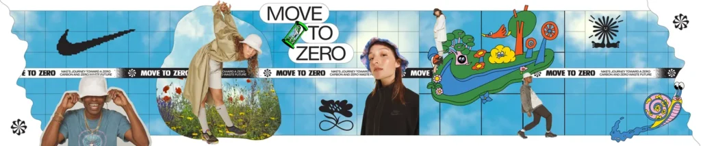 MOVE TO ZERO é a jornada da Nike rumo a zero emissão de carbono e desperdício para ajudar a proteger o futuro do esporte. (