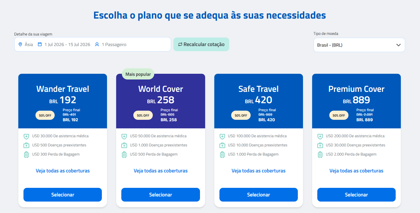 Desconto exclusivo com cupom THIAGOCANOVA seguro viagem com 15% off para Ásia Assist 365