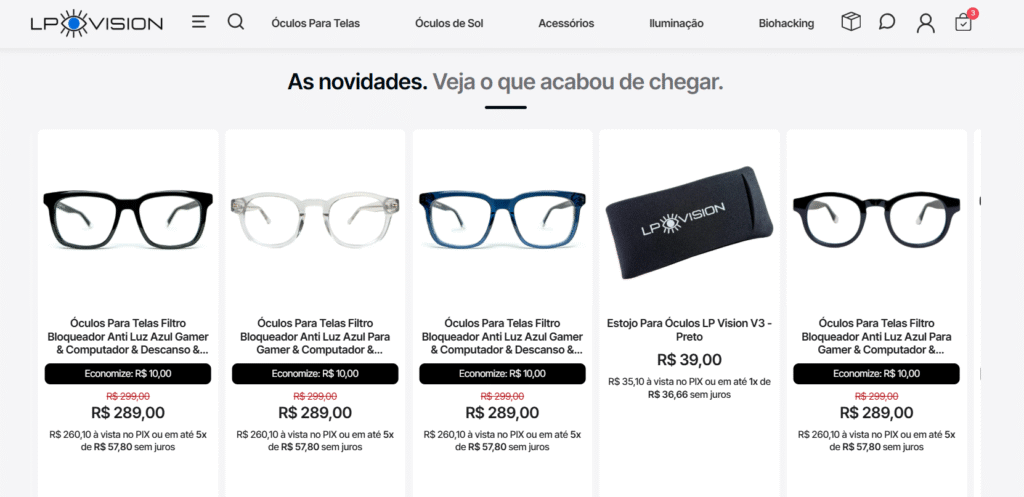 Onde comprar LP Vision com desconto