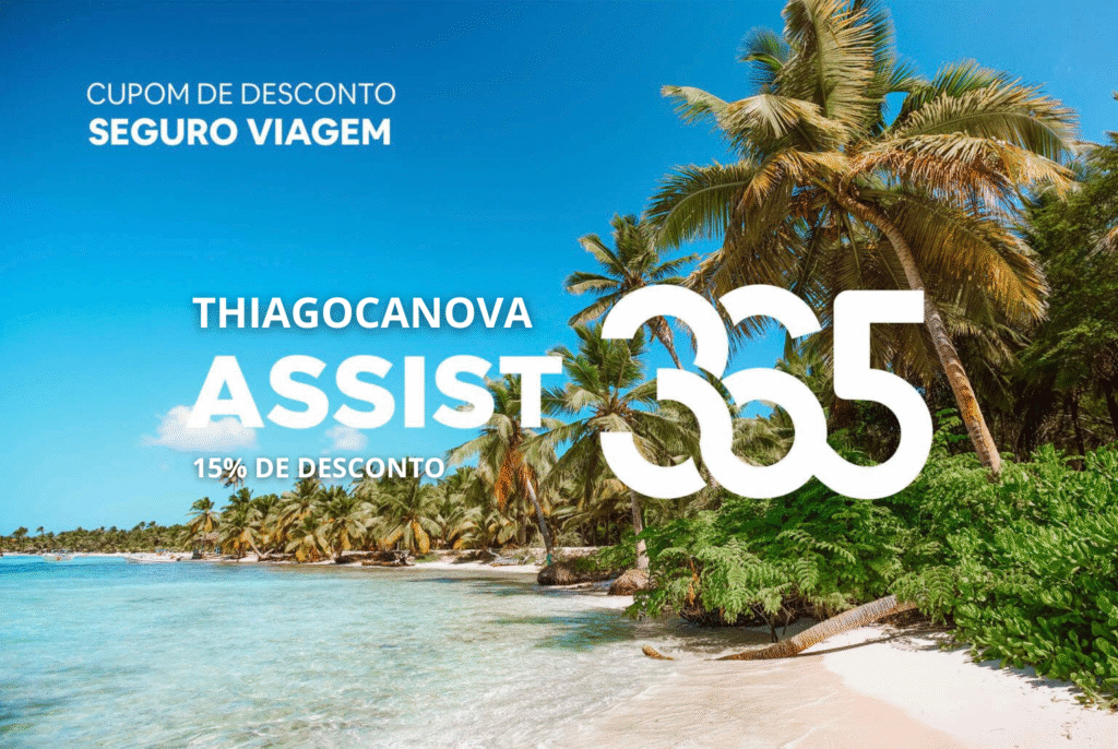 Seguro viagem Assist 365 com cupom de desconto THIAGOCANOVA 15% off