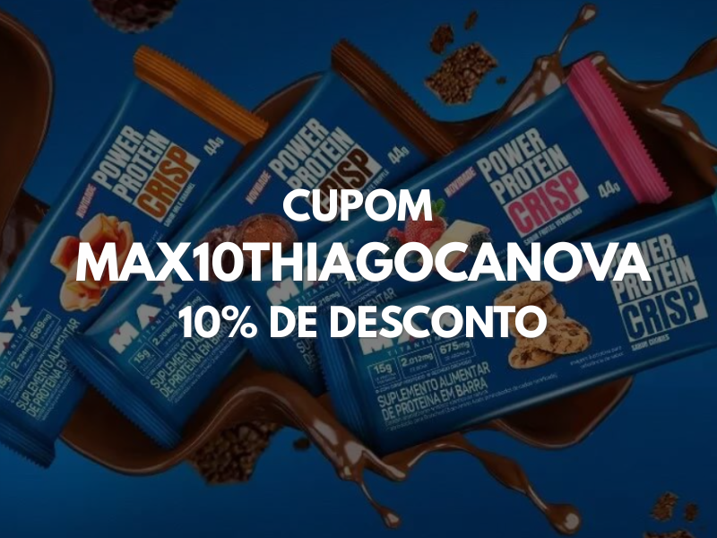 cupom MAX10THIAGOCANOVA para MAX TITANIUM