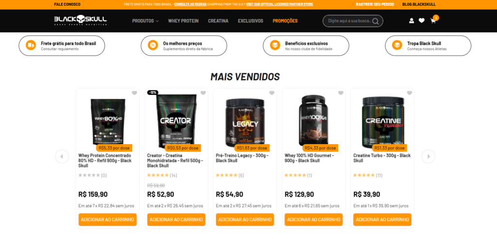 Compre no site Black Skull e garanta ofertas exclusivas com o cupom THIAGOCANOVA (10% Off)