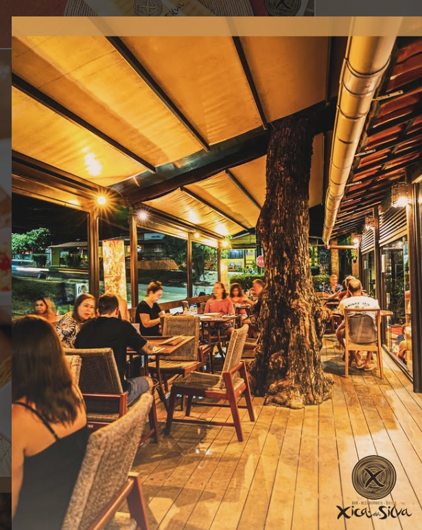 o restaurante Xica da Silva é uma das opções conhecidas da ilha