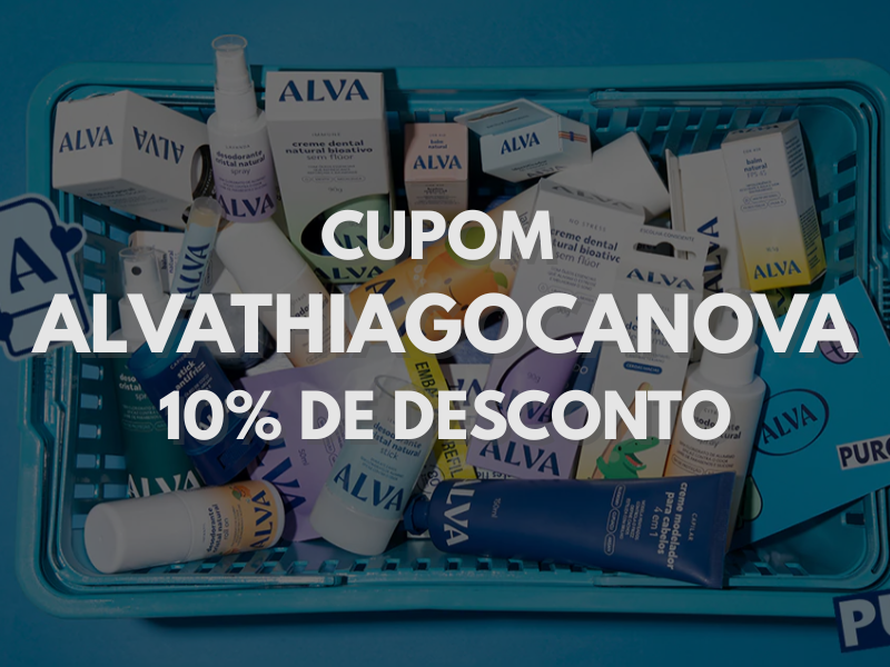 cupom ALVATHIAGOCANOVA - Alva Personal Care