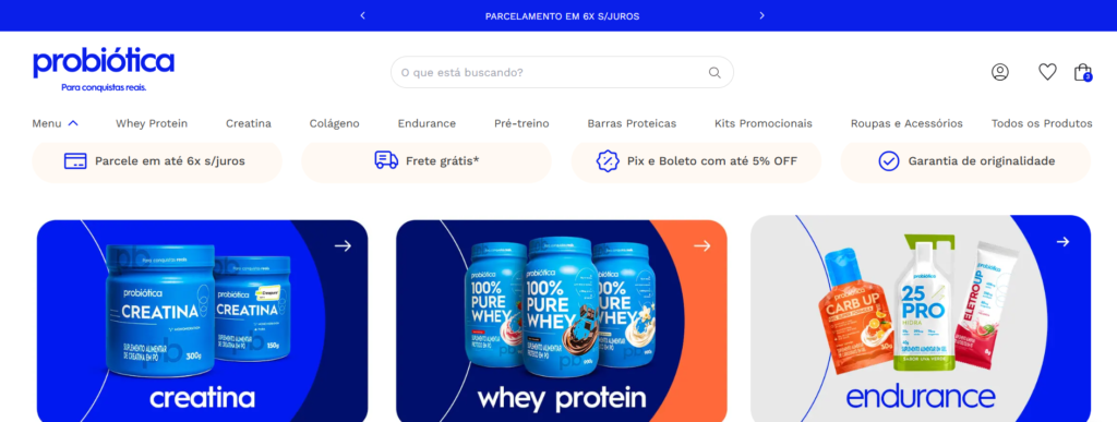 Conheça proteína, creatina, energia, recuperação, resistência e praticidade na rotina.