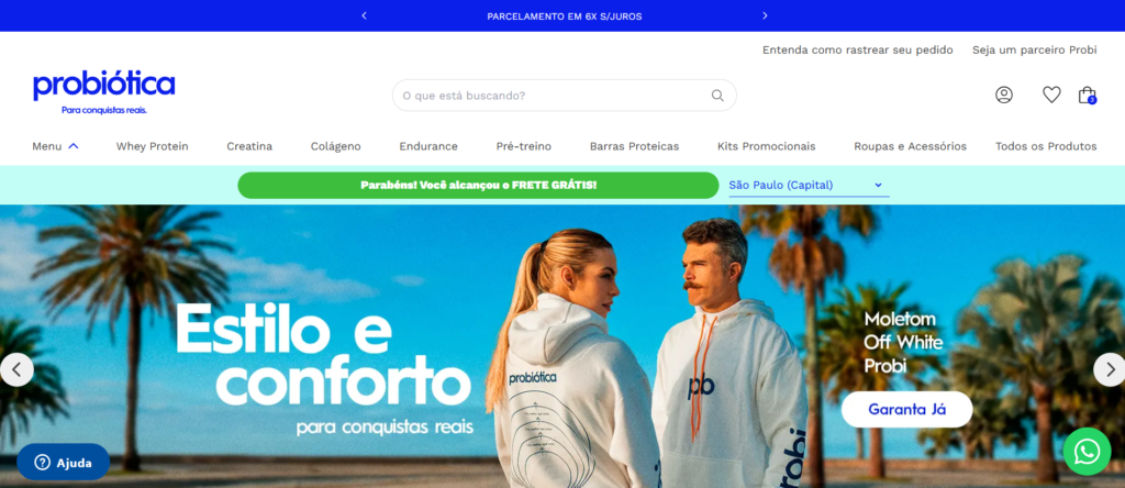 Visite o site da Probiótica e aproveite o benefício do cupom de 10% THIAGOCANOVA