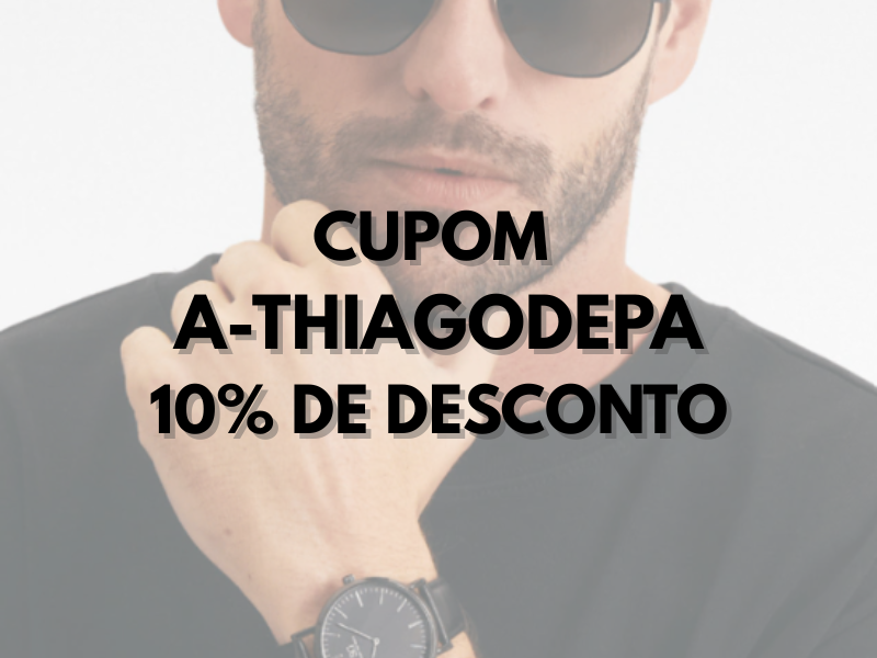 Cupom de desconto Saint Germain A-THIAGODEPA com 10% de desconto na compra de qualquer produto do site